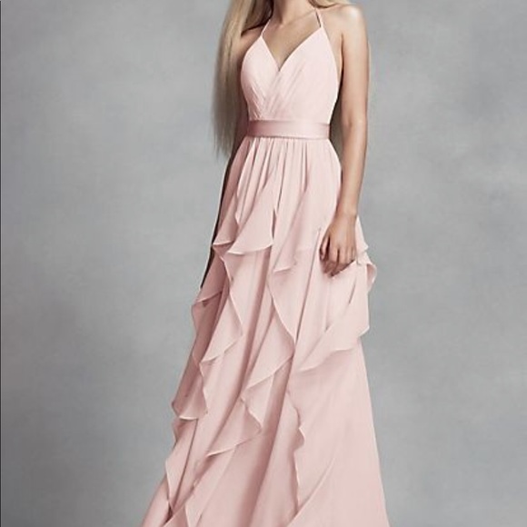 White by Vera Wang Dresses & Skirts - Light pink long prom dress